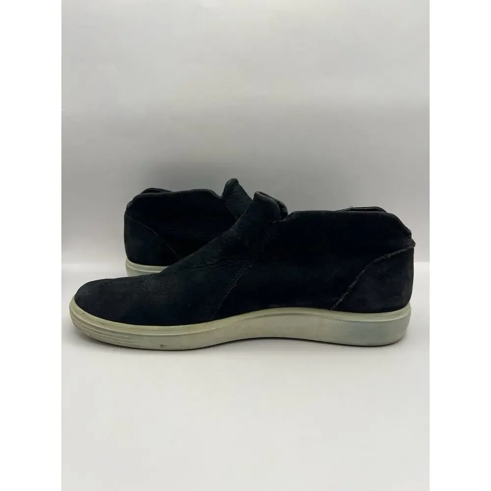 Ecco Soft 7 Low Zip Black Booties Size 41 Women Size 10 - 10.5